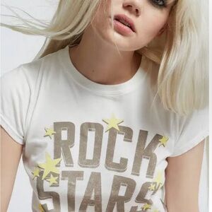 Recycled Karma Tee shirt Rock Stars never die NEW
